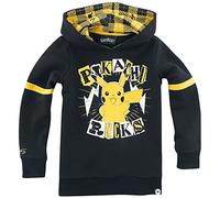 Pokémon Enfants - Pikachu - Rocks Unisexe Sweat-Shirt à Capuche Noir/Jaune 158/164