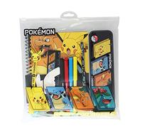 Pokémon Ensemble de papeterie | Fournitures scolaires pour enfants | Grand ensemble de coloriage et d'écriture | Cadeaux et papeterie Pokémon