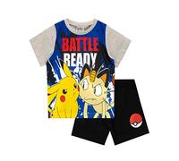 Pokémon Ensemble De Pyjamas Garçon Pikachu Gris 5-6 Ans