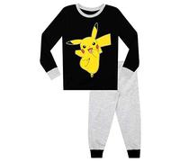 Pokémon- Ensemble De Pyjamas - Pikachu - Garçon - Noir - 10-11 Ans