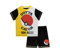 Pokémon - Ensemble De Pyjamas - Pokeball - Garçon - Noir - 11-12 Ans