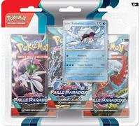 Pokémon: Ensemble de Trois boosters Écarlate et Violet - Faille Paradoxe - Balbalèze du JCC Pokémon (3 boosters et Une Carte Promo Brillante)