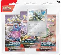 Pokémon: Ensemble de Trois boosters Écarlate et Violet - Forces Temporelles - Motorizard du JCC Pokémon (3 boosters et 1 Carte Promo Brillante)