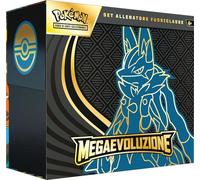 Pokémon: Ensemble Entraîneur Hors Classe (Lucario) de l'expansion Mégaévolution du GCC Pokémon (Une Carte Pleine Forme, Neuf enveloppes d'expansion et Accessoires Premium)