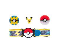 Pokémon Clip 'N' Go Ensemble de Ceinture - Comprend Une Ceinture à thème et Une Figurine de Bataille Pichu de 5,1 cm avec Poké Ball et Accessoires Quick Ball