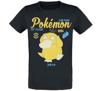 Pokémon Enton - Vintage Unisexe T-Shirt Manches Courtes Noir XXL 100% Coton Regular/Coupe Standard