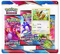 Pokémon - Épée et Bouclier 5 Styles de Combat : Lot de 3 boosters (aléatoire) - Jeu de Cartes - à partir de 6 Ans - 2 Joueurs - 10 Minutes de Temps de Jeu ou Plus