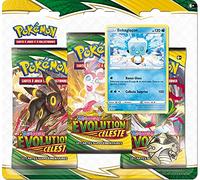 Pokémon Épée et Bouclier : Évolution céleste EB07 - Pack 3 boosters | Cartes à jouer et à collectionner | Modèle aléatoire