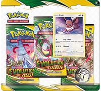 Pokémon Épée et Bouclier : Évolution céleste EB07 - Pack 3 boosters | Cartes à jouer et à collectionner | Modèle aléatoire