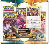 Pokémon Épée et Bouclier : Ténèbres embrasées EB03 - Pack 3 boosters | Cartes à jouer et à collectionner | Modèle aléatoire