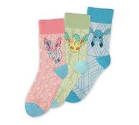 Pokémon Pack de 3 paires de chaussettes Évoli Evolution 3.0 35-38