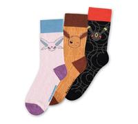 Pokémon Évolutions Évoli Femme Chaussettes multicolore 67% coton, 32% polyamide, 1% élasthanne