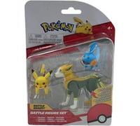 Pokémon Figurine articulée Battle Set Pikachu Gobou Fulgudog multicouleur G