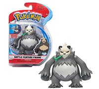 Pokémon - Figurine Battle Feature - Pandarbare (Pangoro) - Figurine Articulée 12 De Pandarbare avec Fonction Coup De Poing, Poing De Fer