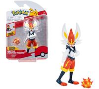 Pokémon Figurine de combat Pyrobut 11 cm prête au combat avec accessoire boule de feu
