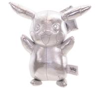 Pokemon Figurine en Peluche - Pikachu Anniversaire Select (Argent,30cm) Animaux