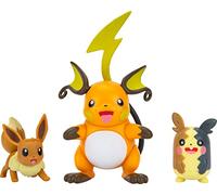 Pokemon Figurine Jouet 5-8 cm, Raichu Évoli & Morpeko - Figurines Pack - Nouvelle Vague 2021 - sous Licence Officielle Jouet