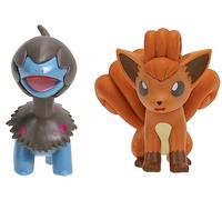 Pokémon Figurine Jouet 5 cm Goupix & Solochi Figure de Combat Nouvo 2023 - sous Licence Officielle Jouet
