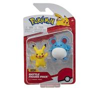 Pokémon Figurine Jouet 5 cm Pikachu & Marill Figure de Combat Nouvo 2023 - sous Licence Officielle Jouet