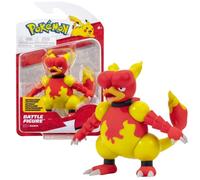 Pokémon Figurine Jouet 8 cm Magmar Figure de Combat Nouvo 2023 - sous Licence Officielle Jouet
