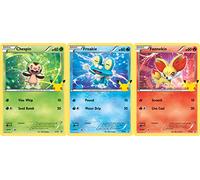 Pokemon First Partners Lot de cartes Jumbo (Kalos) (Chespin, Fennekin, Froakie) - 25ème célébrations