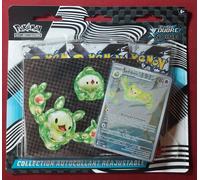 Pokémon JCC : Collection Autocollant réajustable Écarlate et Violet - Foudre Noire - Symbios (1 Carte Promo Brillante et 3 boosters)