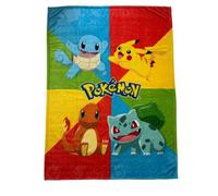 Pokemon & Friends - Plaid En Polaire Coral 130x180cm
