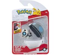 Pokémon Galekid et Masse Ball Clip ‘N’ Go Comprend Une Figurine de Combat de 5 cm et Un Accessoire Masse Ball.
