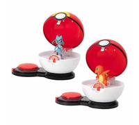 Pokemon Game Attack Surprise - Charmander #1 & Riol - 2 balles d'attaque Surprise - 6 disques d'attaque - Jouets pour Enfants - Parfait pour Tous Les Fans
