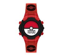 Pokémon Garçons Numérique Quartz Montre avec Bracelet en Silicone POK4127