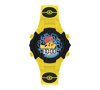 Pokémon Garçons Numérique Quartz Montre avec Bracelet en Silicone POK4128