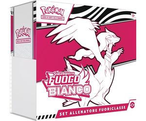 Pokémon GCC: ensemble Entraîneur hors dié à Reshiram de l'expansion écarlate et violet - Feu blanc, avec une carte pleine forme de Tornadus, neuf enveloppes d'expansion et accessoires premium