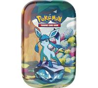 Pokémon GCC Mini boîte de Collection Glaceon de l'expansion Scarlet et Violetto - Évolutions Prismatiques (Deux enveloppes d'expansion et Une pièce)