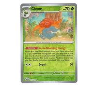 Pokemon - Gloom 044/165 - Pokemon 151 - Feuille inversée - Carte unique