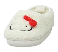 Pokémon Hello Kitty Chaussons pour filles sous licence officielle Crème Polaire Chaussures d'intérieur pour tout-petits et enfants Doublées en peluche douce avec semelle antidérapante Chaussures