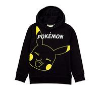 Pokémon Hoodie Boys Enfants Game Cadeaux Pikachu Black Jumper Pullover 4-5 Ans