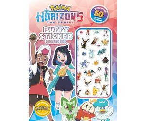 Pokemon Horizons The Series: Puffy Sticker Colouring Book