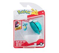 Pokémon Hypotrempe et Filet Ball Clip ‘N’ Go Comprend Une Figurine de Combat de 5 cm et Un Accessoire Filet Ball.
