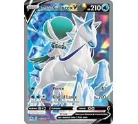 Pokémon Ice Rider Calyrex V - 163/198 - Full Art Ultra Rare - Épée et Bouclier - Règne de froid - Carte à collectionner - 1