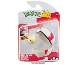 Pokémon Jazwares Clip'n'Go Poké Balls Fidough & Timer Ball