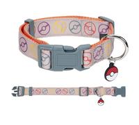 Pokémon Jazwares Pet Collier pour Petit Animal de Compagnie Motif balles Poké Balls Taille S