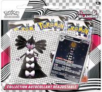 Pokémon JCC : Collection Autocollant réajustable Écarlate et Violet - Flamme Blanche - Sidérella (1 Carte Promo Brillante et 3 boosters)