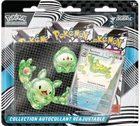 Pokémon JCC : Collection Autocollant réajustable Écarlate et Violet - Foudre Noire - Symbios (1 Carte Promo Brillante et 3 boosters)