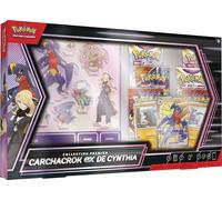 Pokémon Coffret Premium Carcharok Ex de Cynthia – 3 cartes brillantes + 6 boosters – FR Neuf scellé