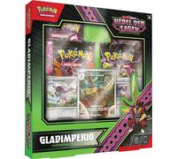 Pokémon - JCC DE Cartes À Collectionner : Collection Illustration Karmesin & Pourpre - Nébuleuse des Saintes Gladimperio (1 Carte Promo Plein écran, 2 Cartes holographiques & 4 boosters)