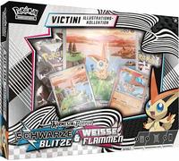 Pokémon JCC DE Cartes À Collectionner : Collection Illustration Unil: Victini (1 Carte Promo holographique Plein écran, 4 boosters & 1 Carte Promo holographique surdimensionnée)