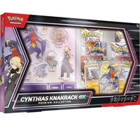 Pokémon Cartes à collectionner Cynthias Knakrack-ex Premium - 3 cartes holo, 6 boosters - DE