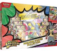 Pokémon JCC DE Cartes À Collectionner - Collection Premium Mega Développement - Héros Exaltés : Mega-Lucario (1 Carte holographique, 1 Poster Double Face et 10 boosters)