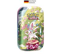 Pokémon JCC DE Cartes À Collectionner : Mini Boîte Carmesin & Pourpre - Évolutions Prismatiques : Félinara (2 boosters & 1 pièce)