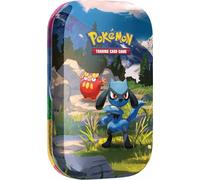 Pokémon JCC DE Cartes À Collectionner : Mini Boîte de Méga Développement - Héros Exaltés : Riolu et Flampion (1 Feuille d'autocollants, 1 Carte Image Pokémon et 2 boosters)